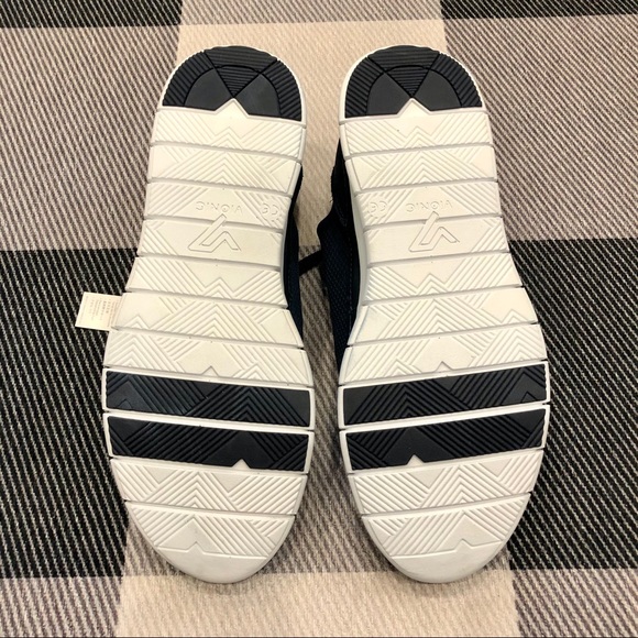 Vionic Tucker Men’s Navy Leather Sneakers New - Picture 4 of 4